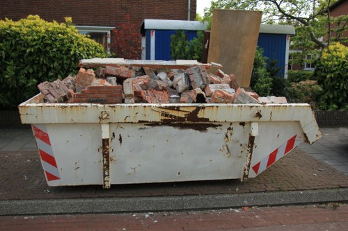 Bethnal Green urban area with skip hire services