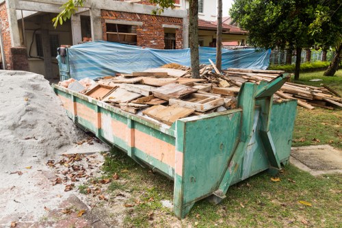 Professional team clearing a garage in Bethnal Green