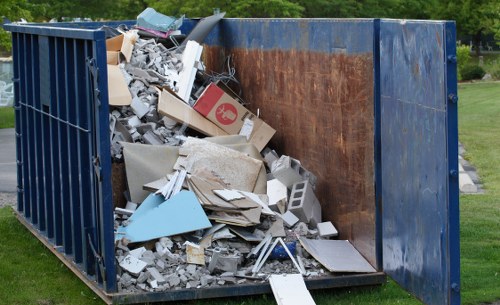 Bethnal Green community engaging in waste recycling