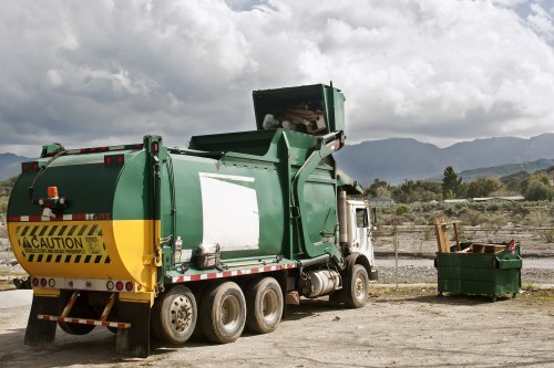 Equipment used for site clearance in an urban setting