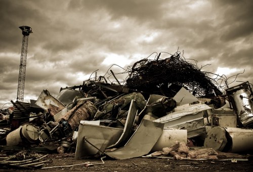 Recycling construction materials for sustainable waste management.