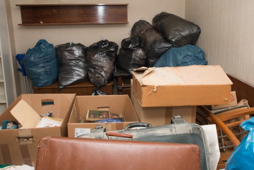 Organized loft space after clearance